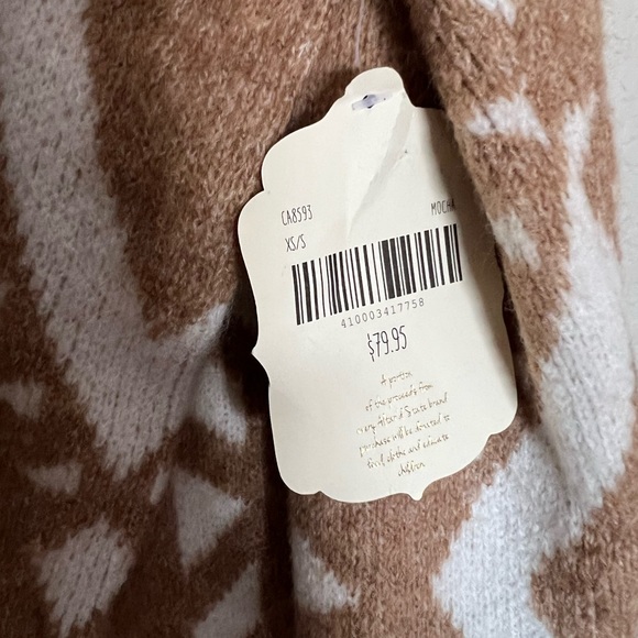 NWT Altar’d State mocha knit cardigan - Picture 3 of 5